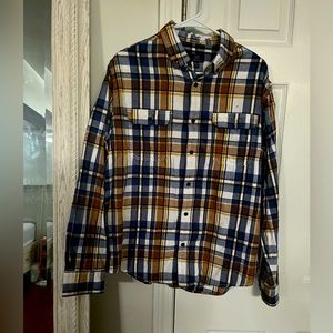Long sleeve plaid button up